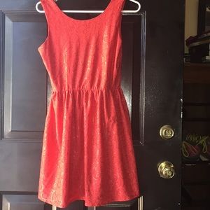 Size small orange dress. Bag#96